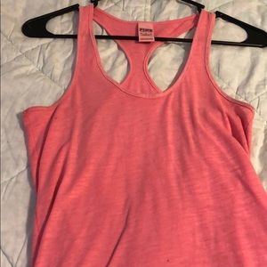 Victoria’s Secret Pink coral racerback tank